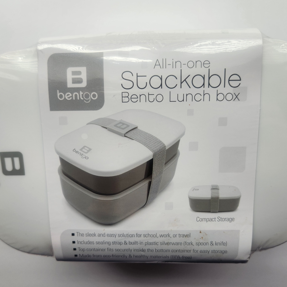 Bentgo All-in-One Stackable Bento Lunch Box - Gray